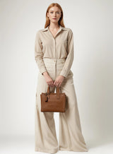 Alma Tote Bag M Cognac - Apple - Farmatuur