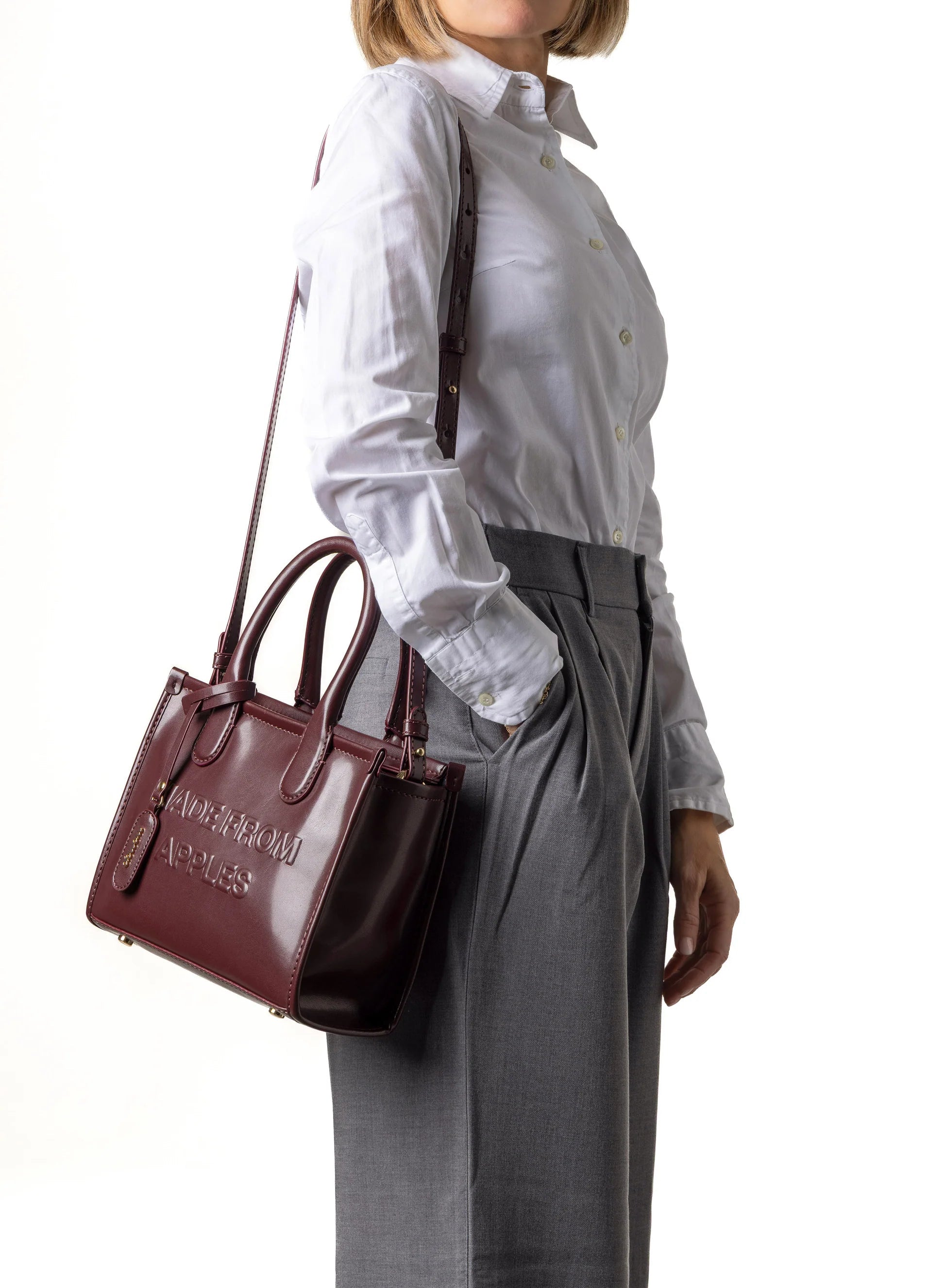 Alma Tote Bag M Rubino - Apple - Farmatuur