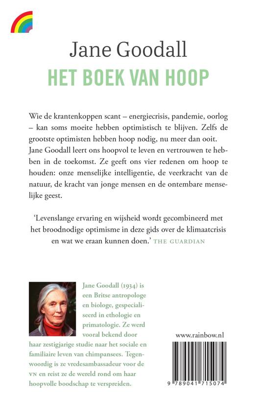 Het Boek van Hoop (NL), Jane Goodall - Farmatuur