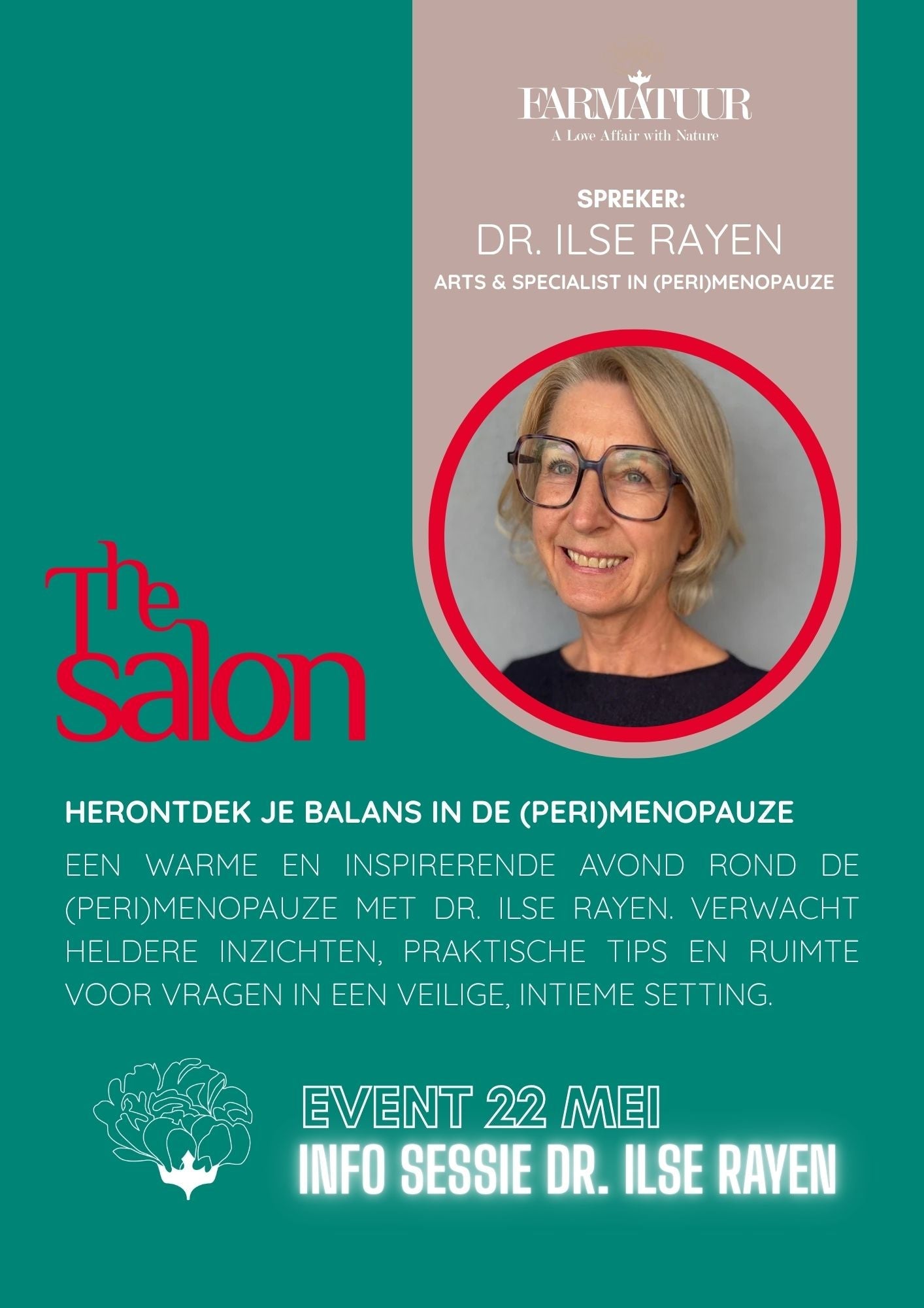 Salon sessie: Herontdek je balans in de (peri)menopauze - Farmatuur