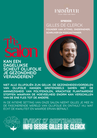 Salon Session: Can Olive Oil Transform Your Health? with Gilles De Clerck - Farmatuur