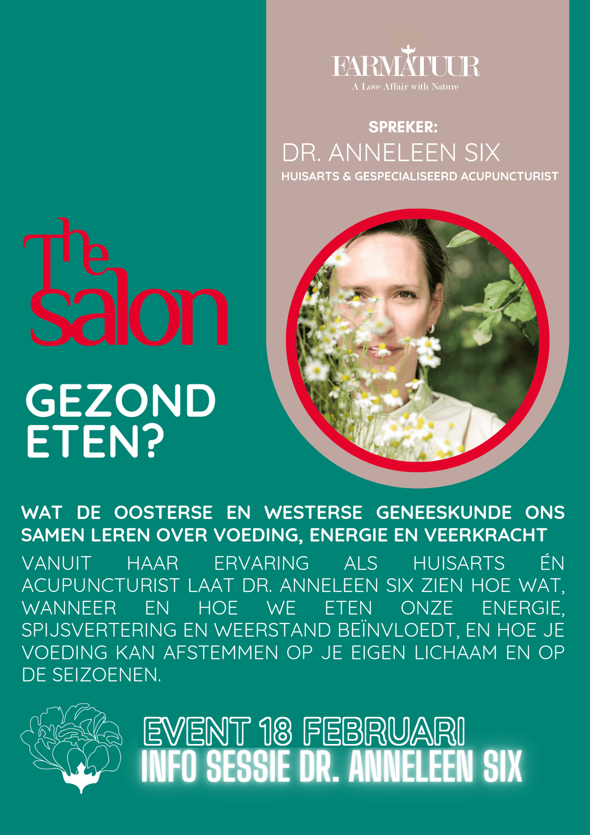 Salon Session: Healthy Eating? with Dr. Anneleen Six - 18 Feb. - Farmatuur