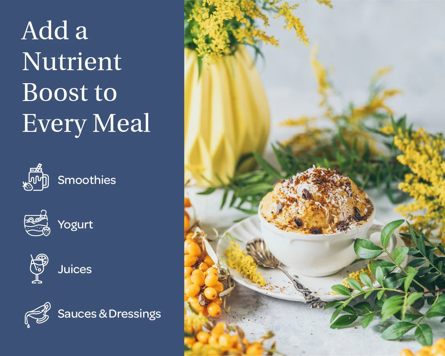 Sea Buckthorn Powder - Organic & Air - Dried - Farmatuur